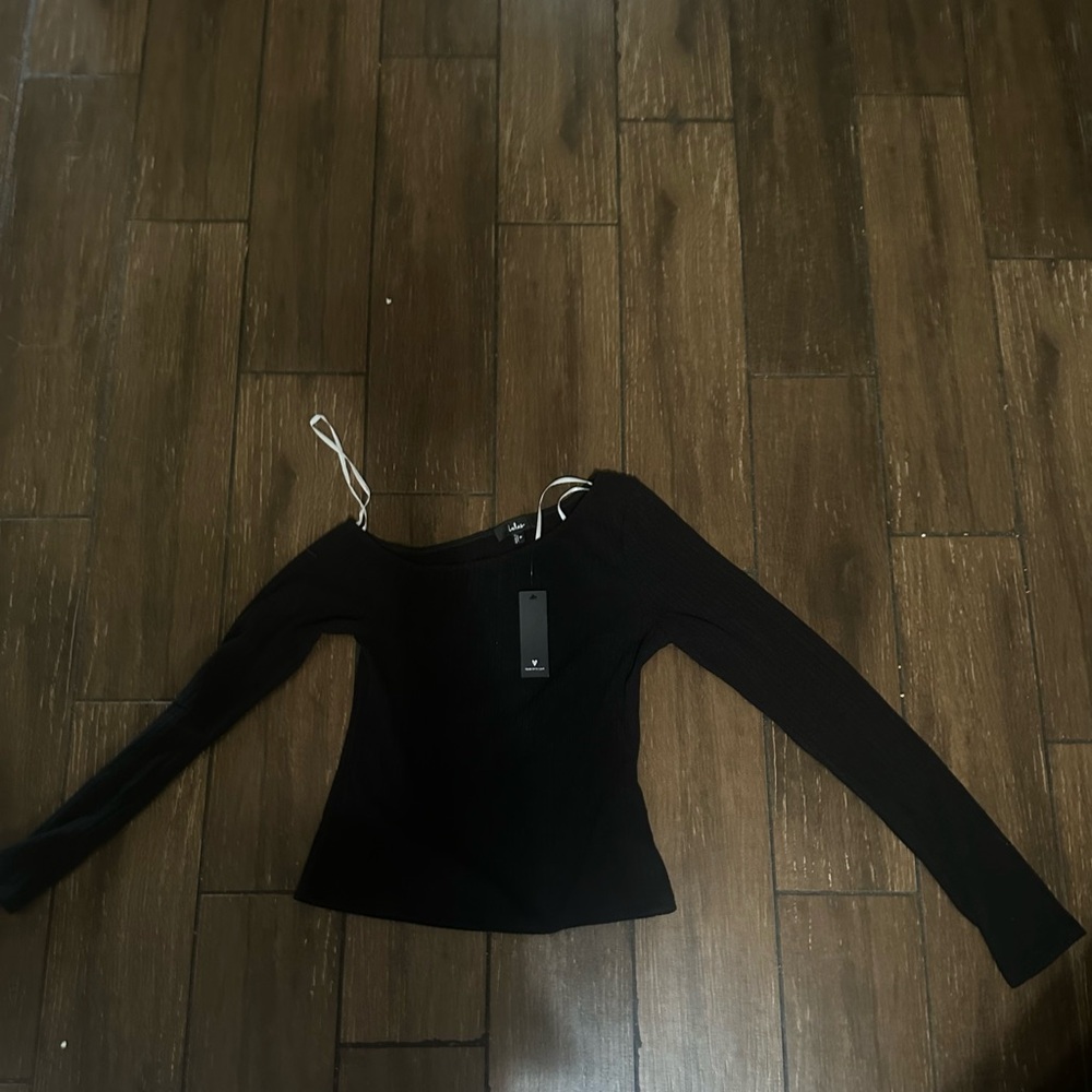 Black Long Sleeve Top size m